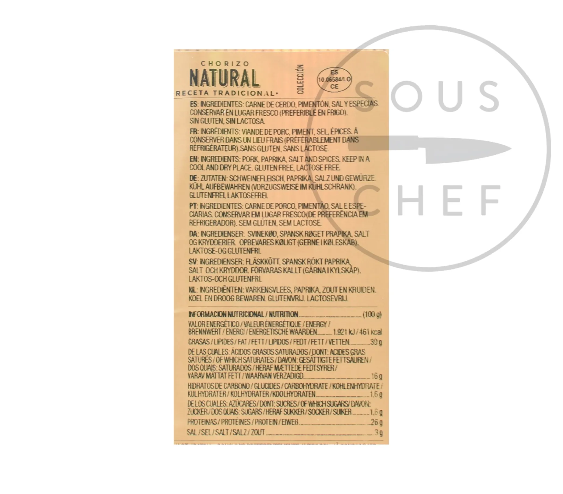 Alejandro Mild Chorizo Ring, 200g