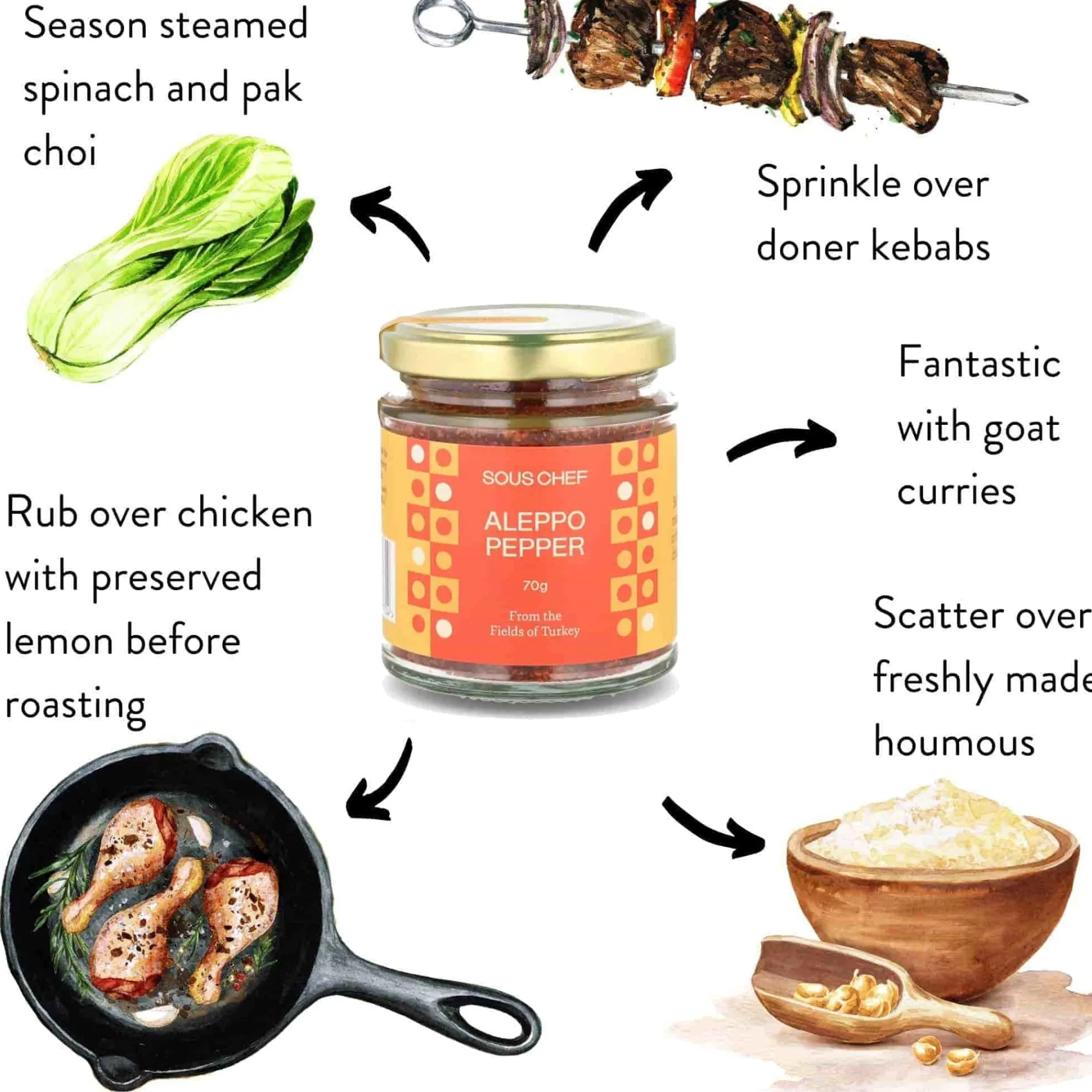 Aleppo Pepper - Pul Biber, 70g