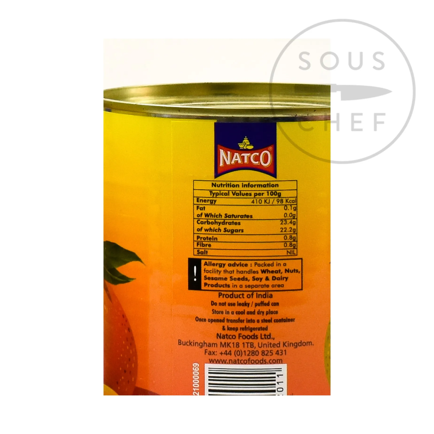 Alphonso Mango Pulp, 850g
