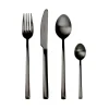 Arco Matte Black 4 Piece Place Setting Cutlery Set