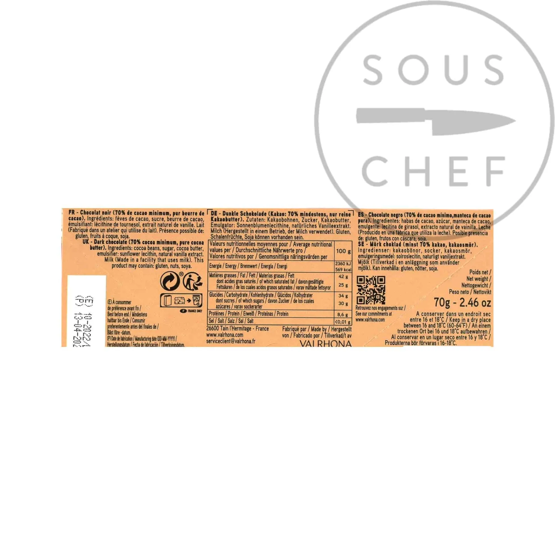 Bar Dark Guanaja 70% Grand Cru - Origin Blend