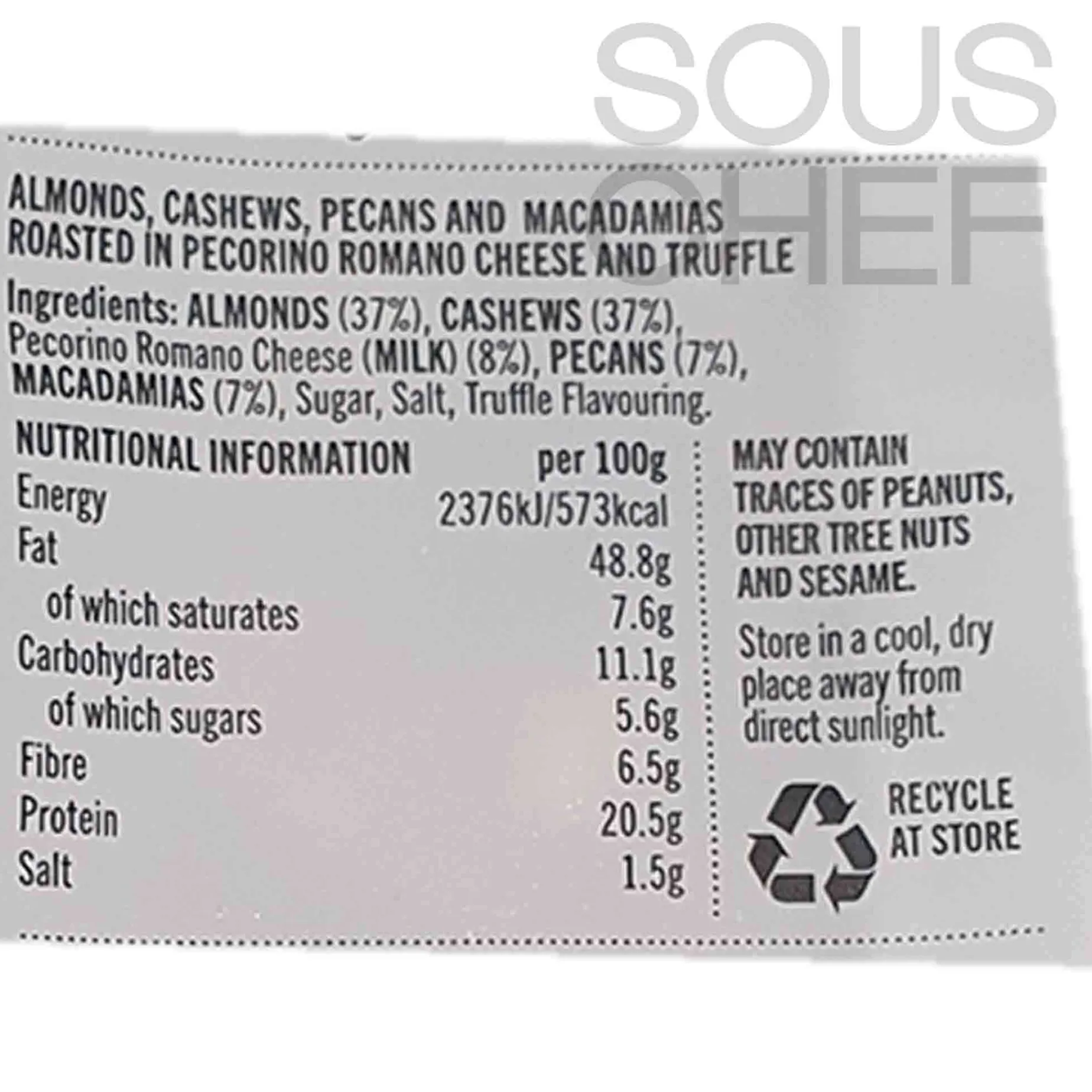 Belazu Truffle & Pecorino Nut Mix, 135g