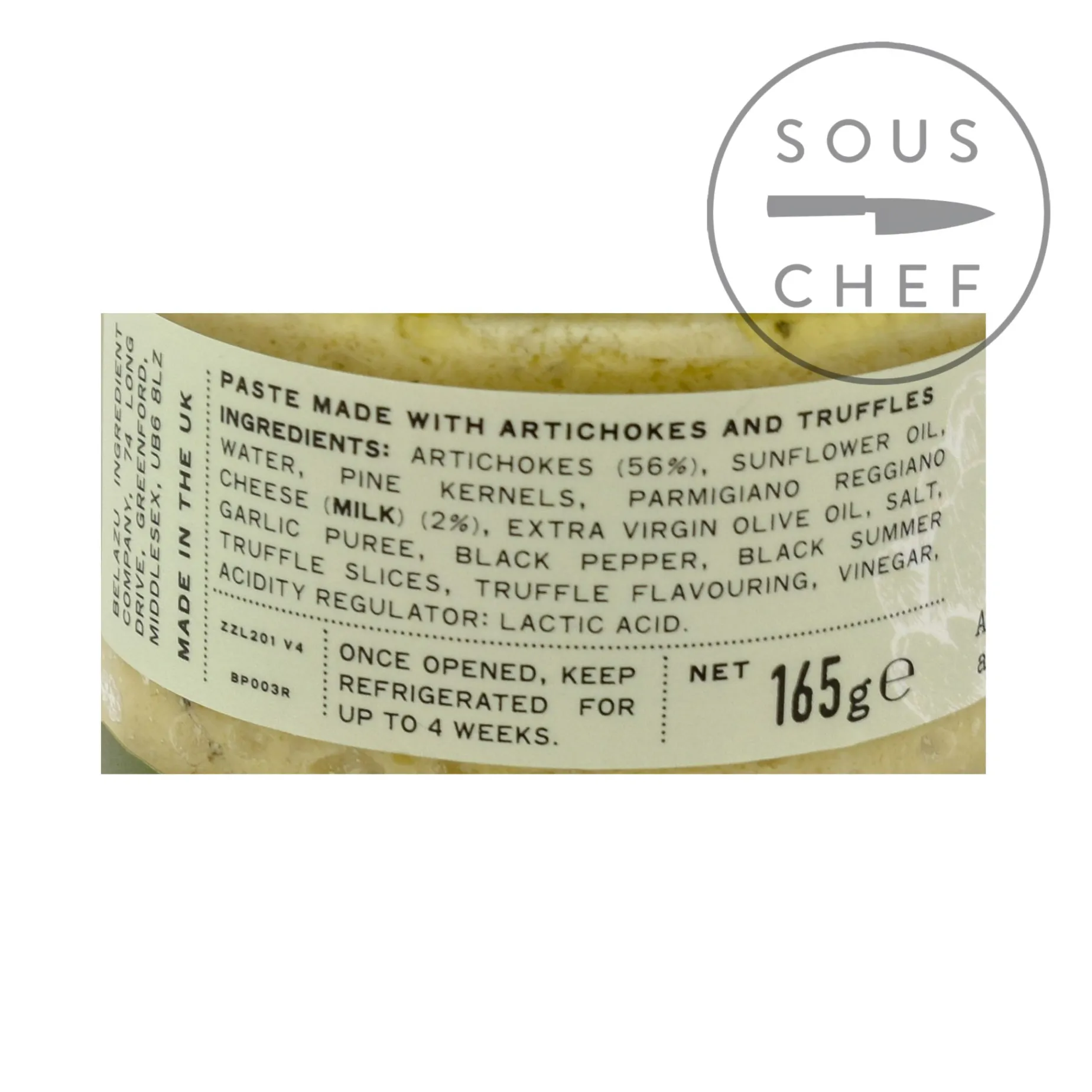 Belazu Truffle and Artichoke Pesto, 165g