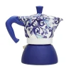 Bialetti x Dolce & Gabbana Blue Moka Induction Coffee Maker, 4 Cup