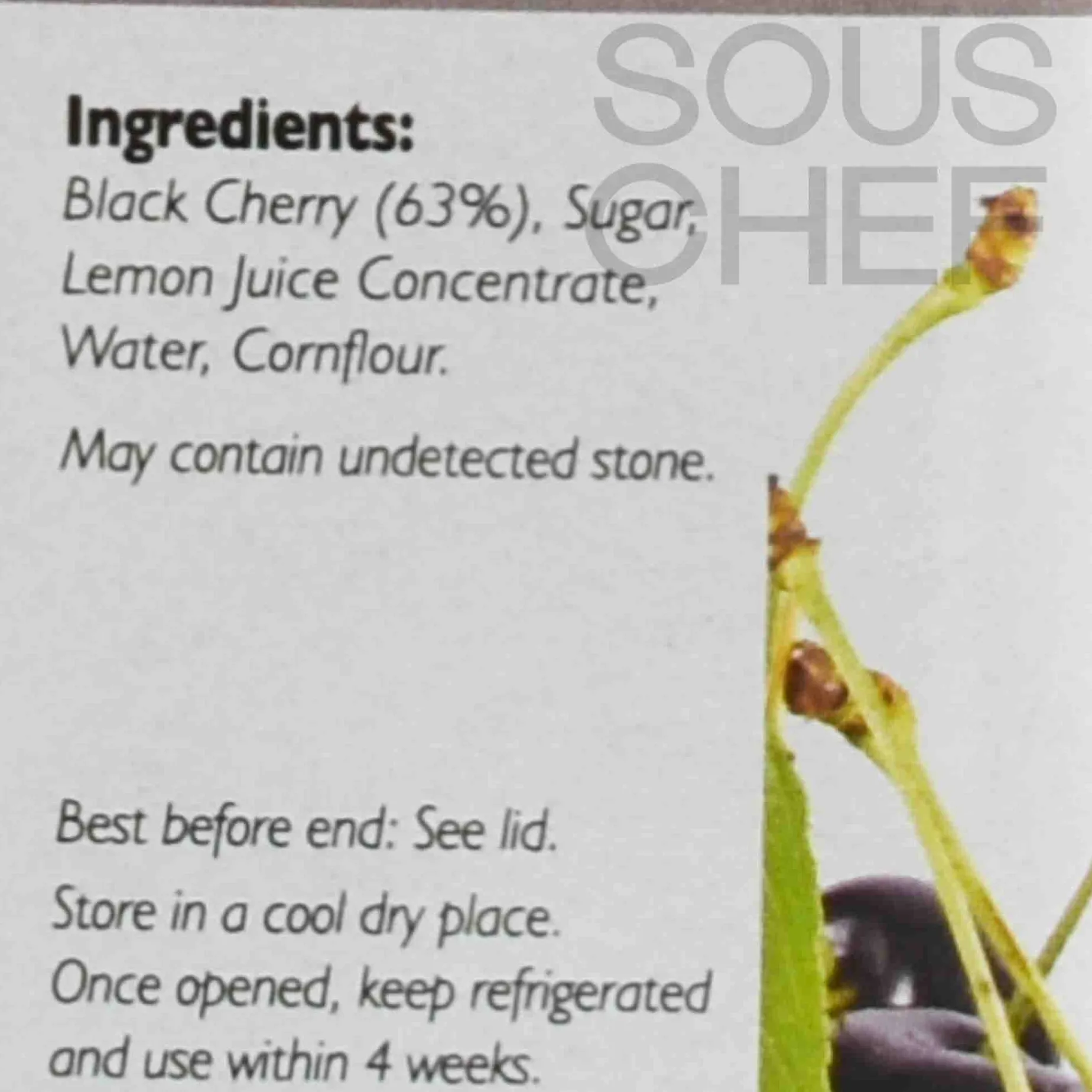 Black Cherry Compote, 1.2kg