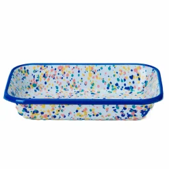 Blue Dot Enamel Roasting & Serving Dish