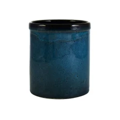 Blue Glaze Kitchen Utensils Jar