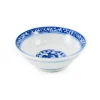 Blue Rice Pattern Sauce Dish, 7 cm