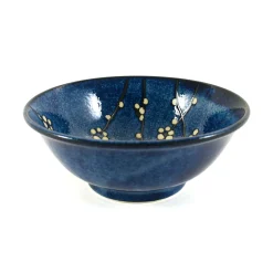 Blue Sakura Ramen Bowl, 21cm