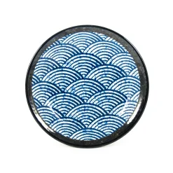 Blue Wave Medium Plate, 22cm