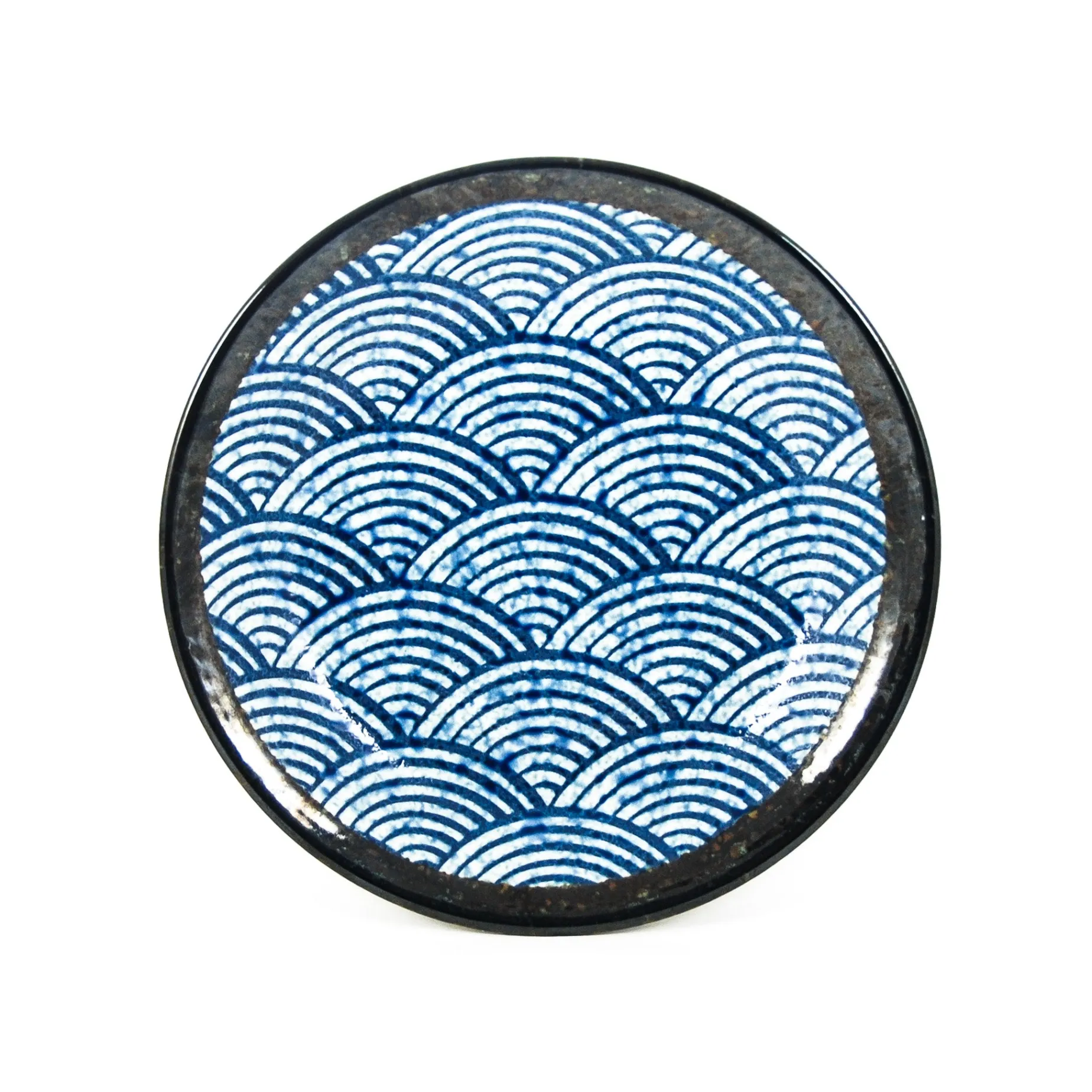 Blue Wave Medium Plate, 22cm