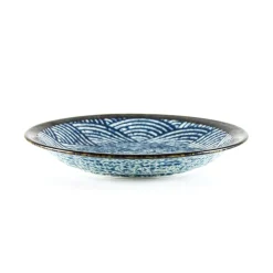 Blue Wave Medium Plate, 22cm
