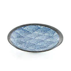 Blue Wave Medium Plate, 22cm