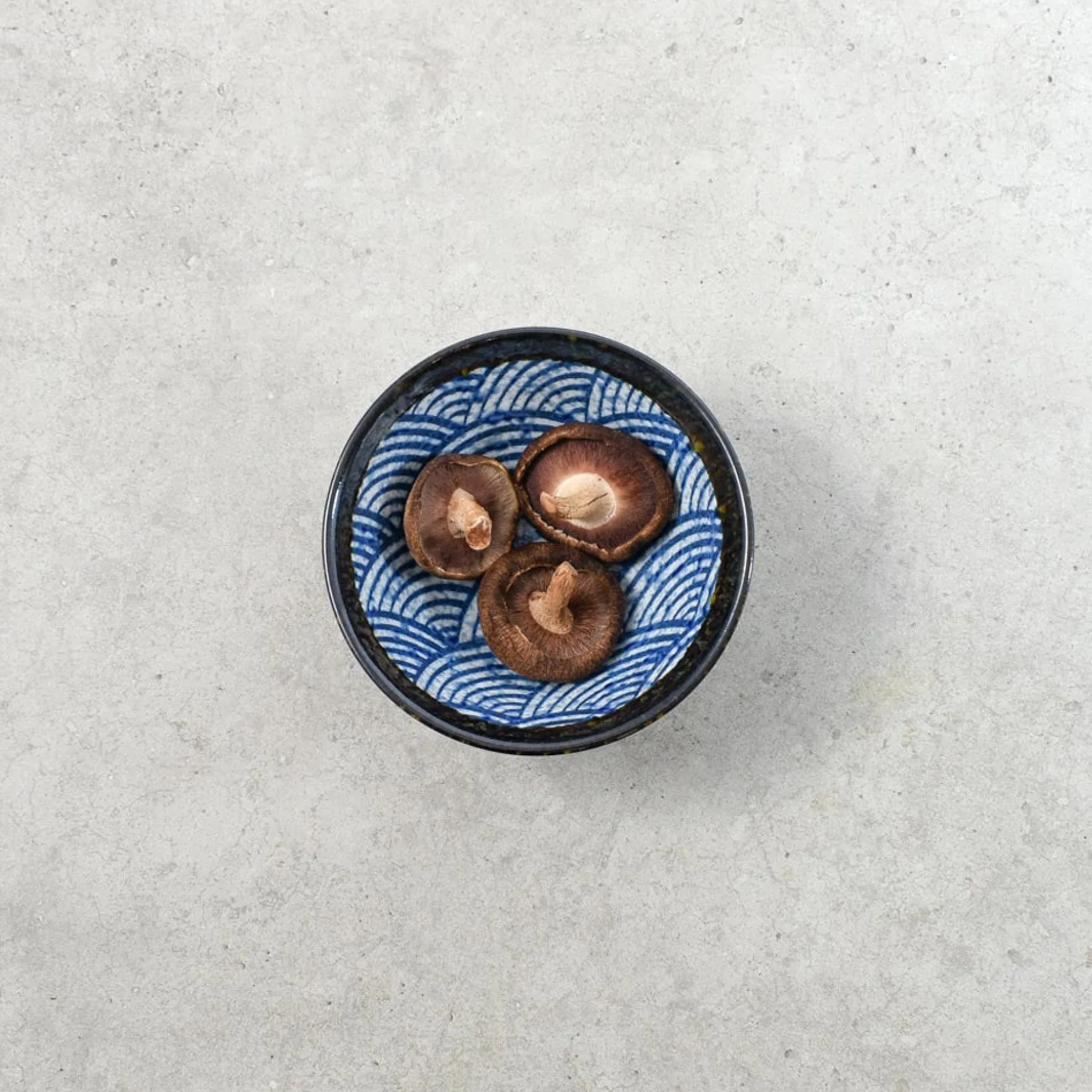 Blue Wave Rice Bowl, 12cm