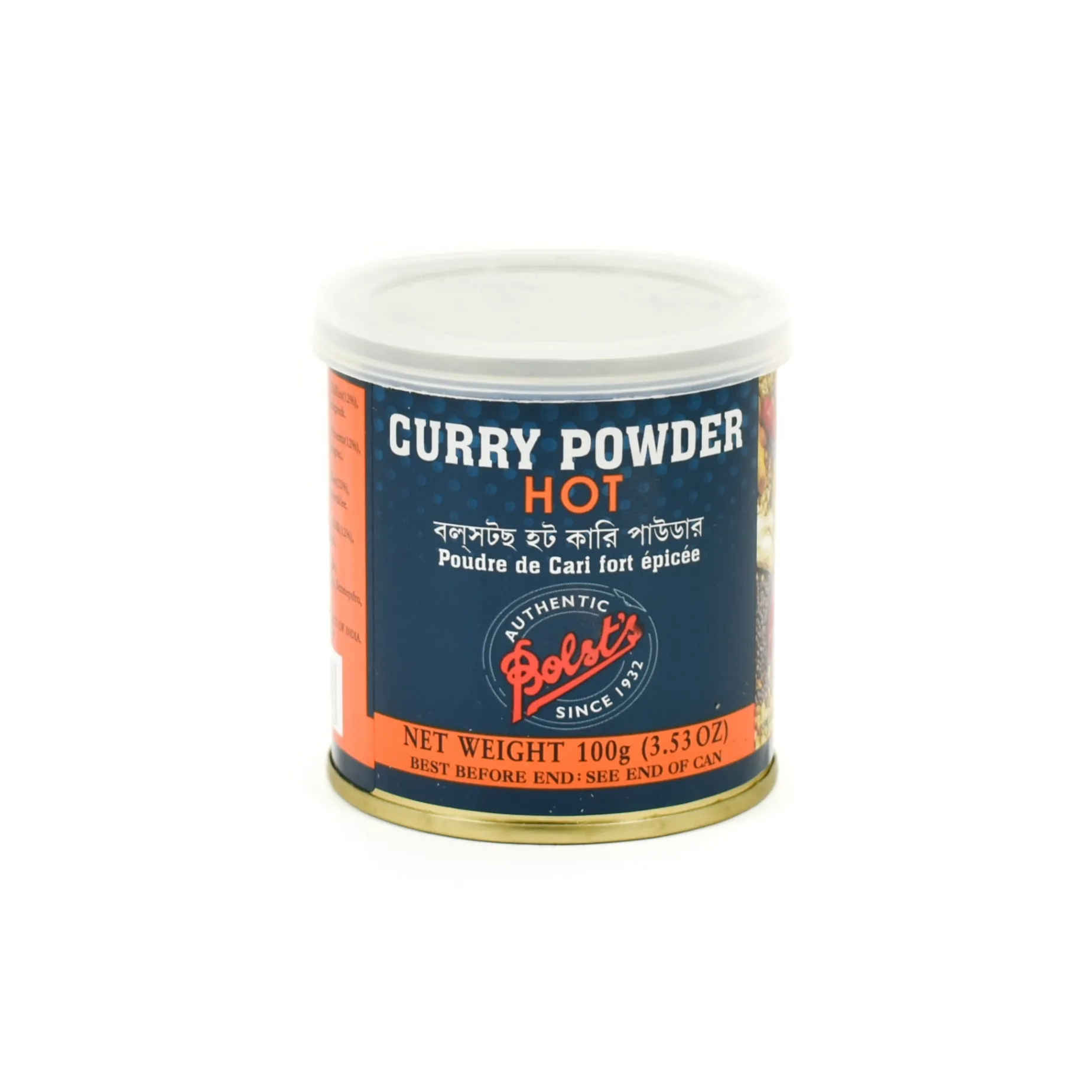 Bolst's Curry Powder Hot, 100g