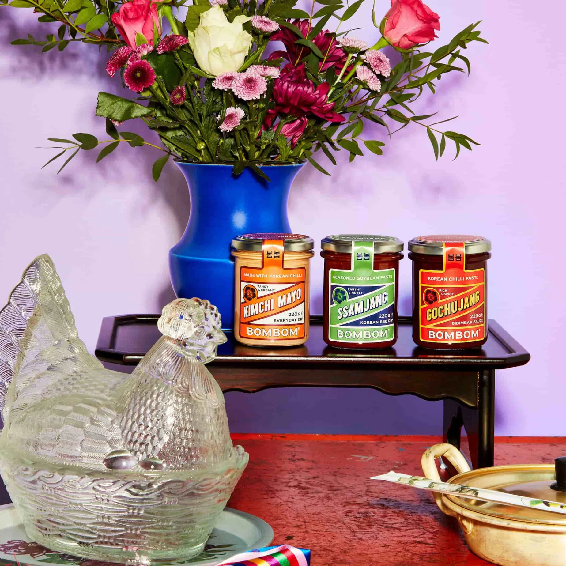 Bombom Korean Gochujang Hot Sauce, 220g