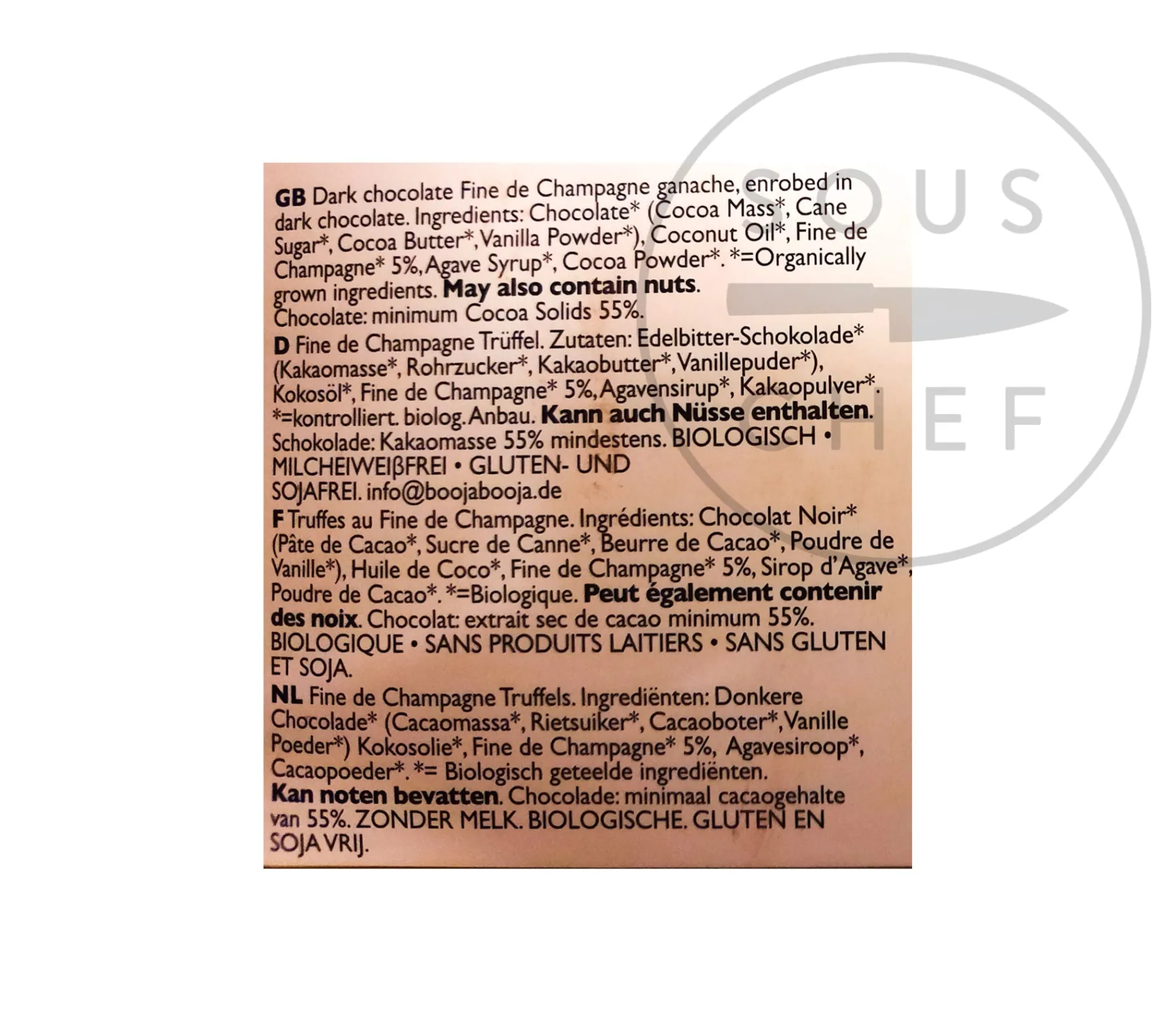 Booja Booja Fine De Champagne Truffles