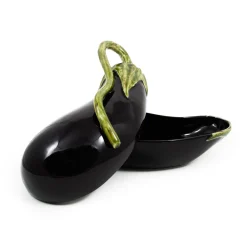 Bordallo Pinheiro Aubergine Dish, 28cm