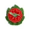 Bordallo Pinheiro Tomato Butter Dish With Cover