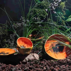 Bordallo Pinheiro Tropical Fruits Papaya Serving Platter, 35x23cm