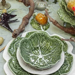 Bordallo Pinheiro White Cabbage Charger Plate, 30.5cm