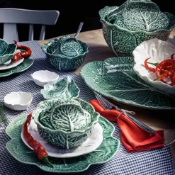 Bordallo Pinheiro White Cabbage Charger Plate, 30.5cm