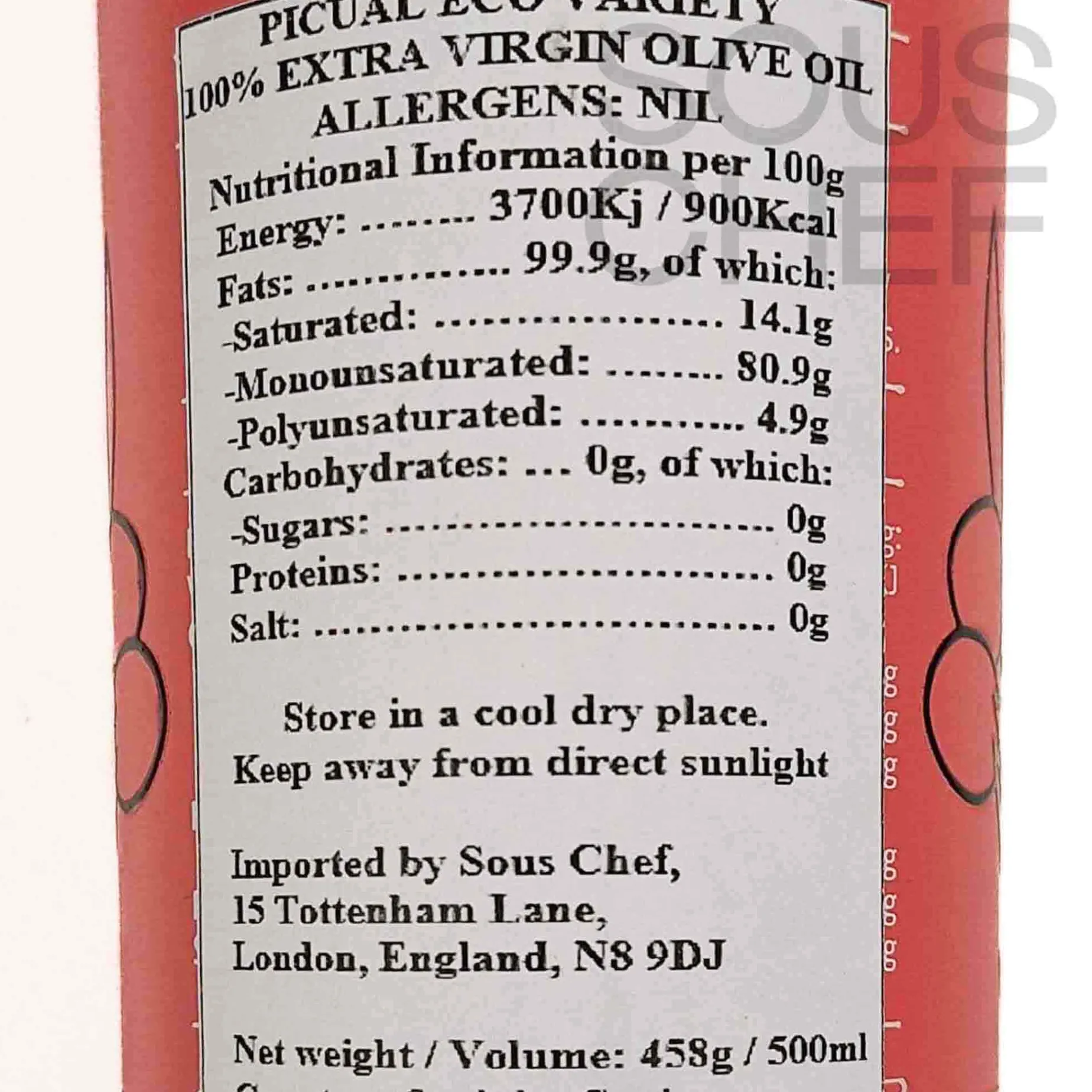 Bravoleum Picual Organic Extra Virgin Olive Oil, 500ml