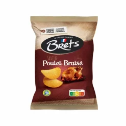Bret's Braised Chicken Crisps, 125g