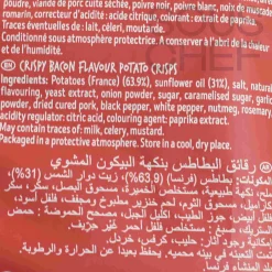 Bret's Grilled Bacon Crisps, 125g