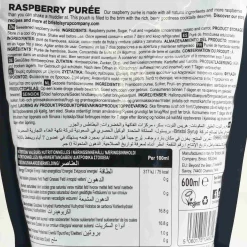 Bristol Syrup Co Raspberry Puree, 600ml