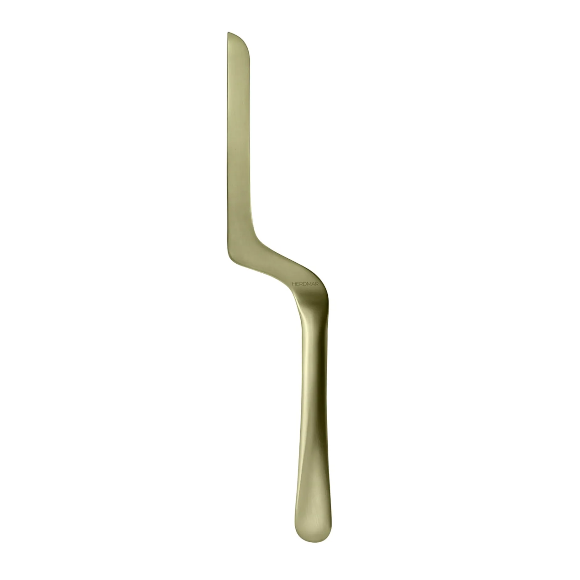 Brushed Champagne Gold Soft Cheese Knife