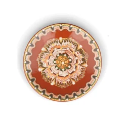 Bulgarian Troyan Brown Side Plate, 18cm