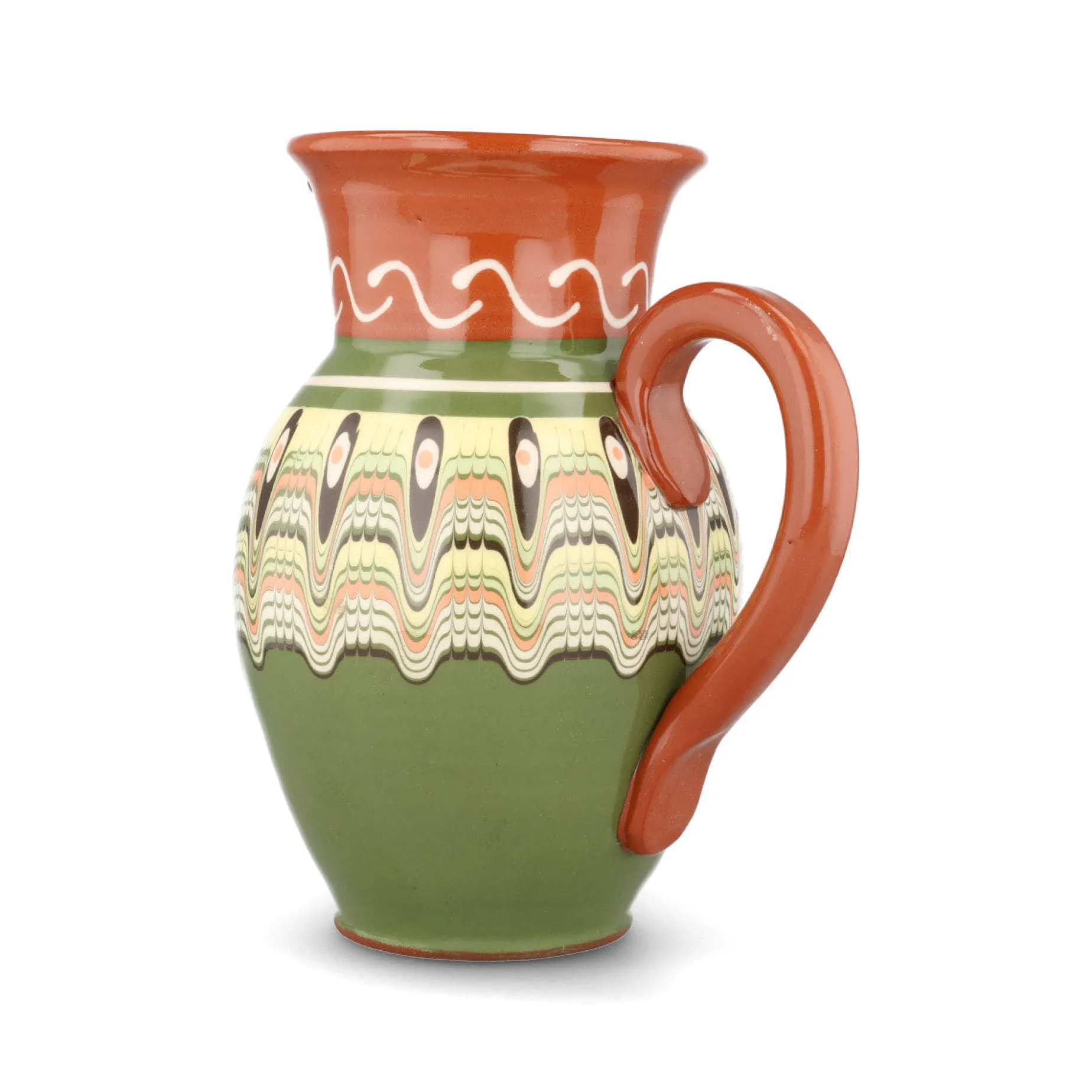 Bulgarian Troyan Mint Green Pitcher, 1 Litre