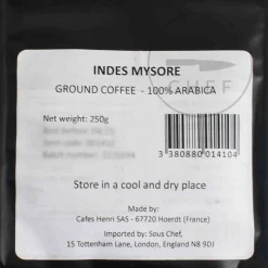 Cafes Henri India Mysore Ground Coffee, 250g