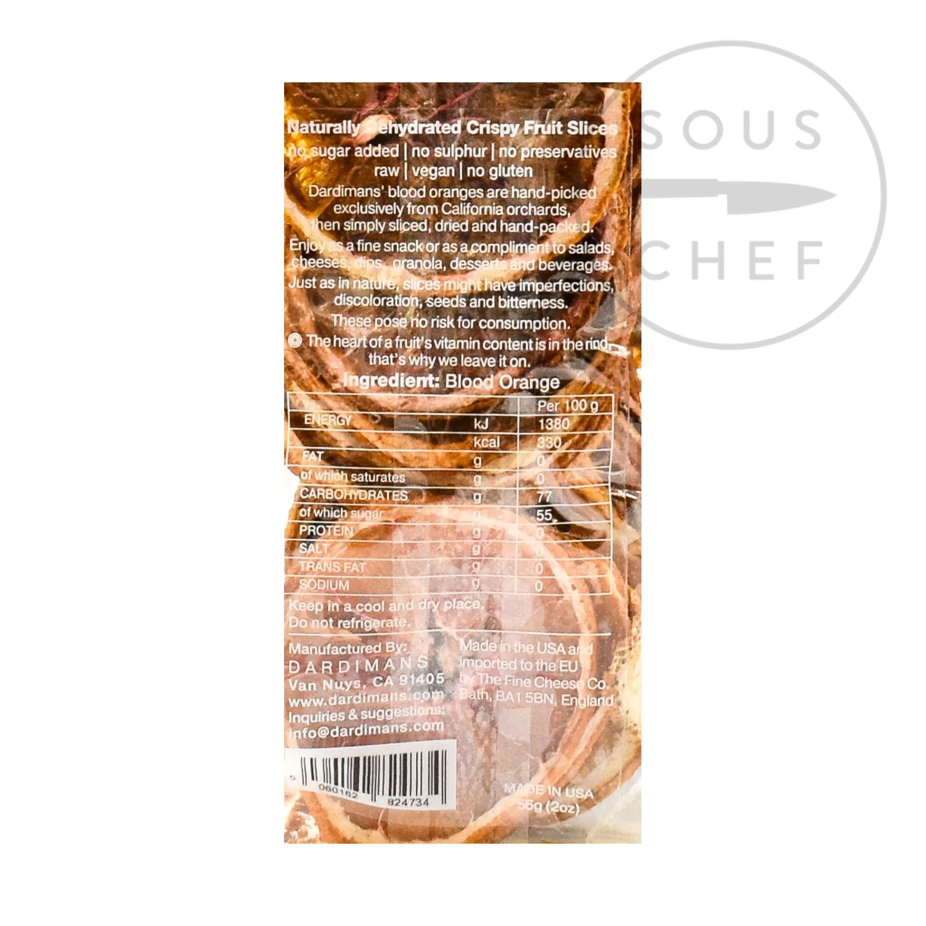 California Crisps Blood Orange Slices, 42g