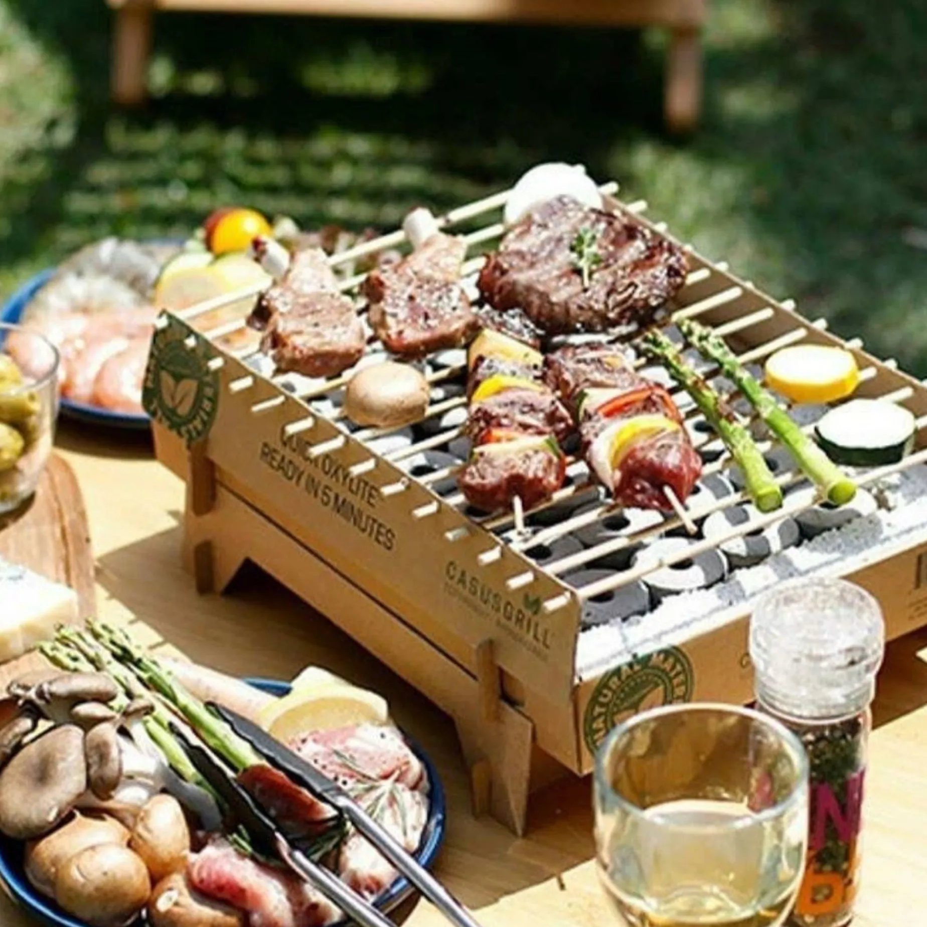 CasusGrill Disposable Eco BBQ