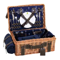 Champs-Elysees Navy Picnic Hamper