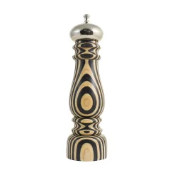 Chiarugi Black & White Stripe Pepper Mill, 28cm