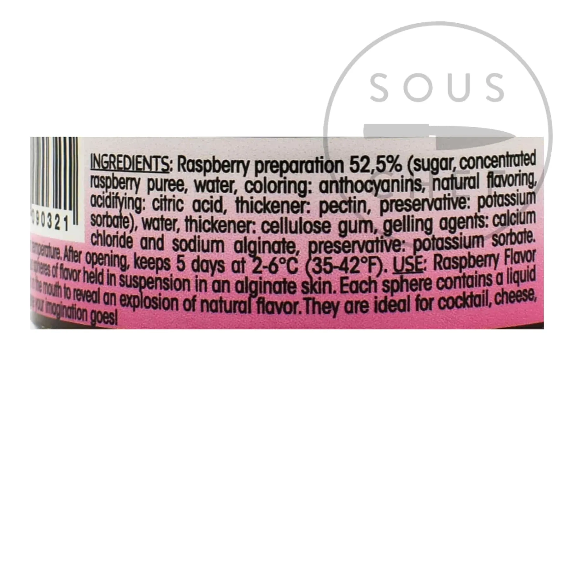 Christine Le Tennier Raspberry Flavour Pearls