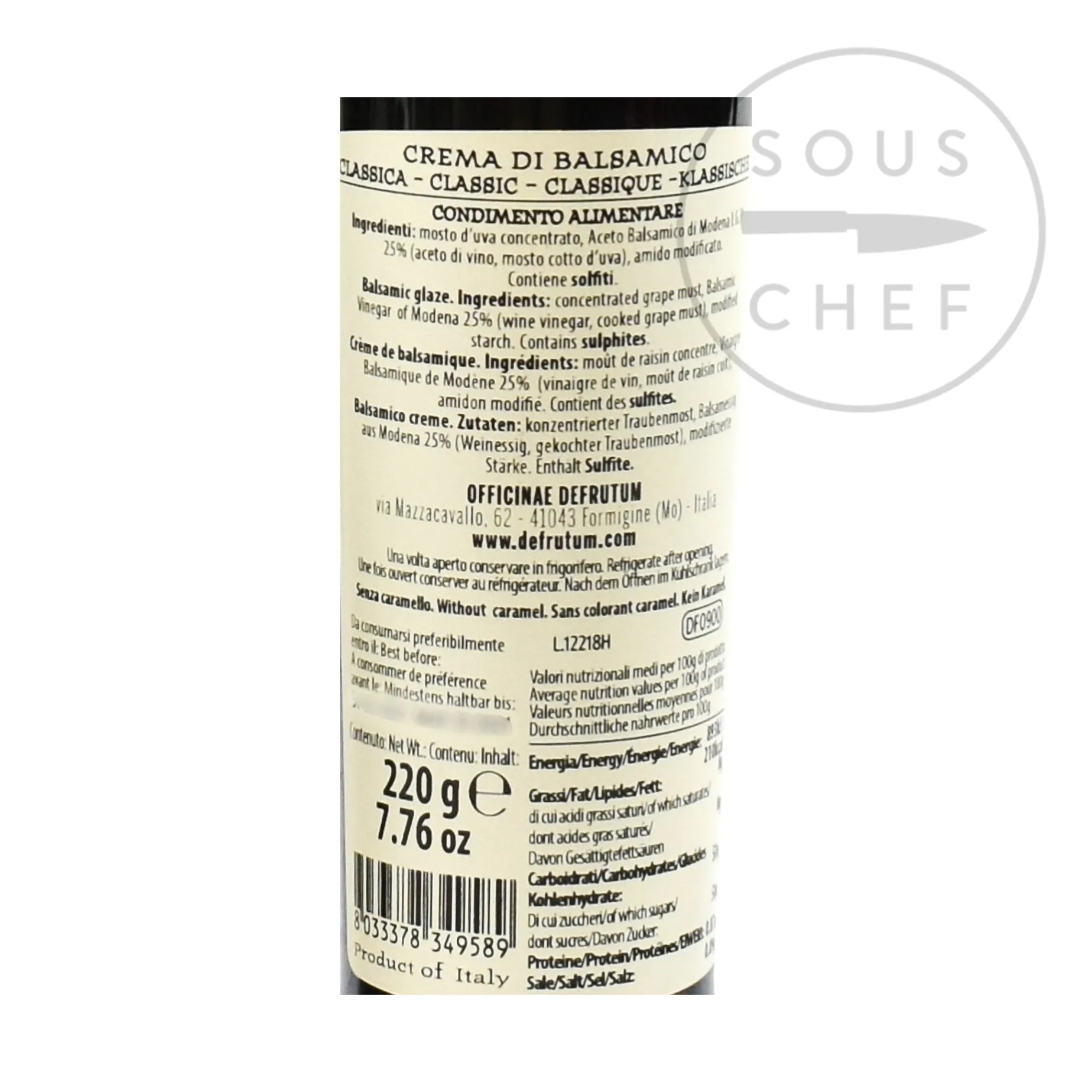 Classic Balsamic Glaze, 220g