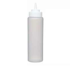 Clear Squeezy Bottle, 225ml