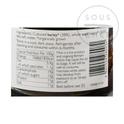 Clearspring Organic Unpasteurised Barley Miso, 300g