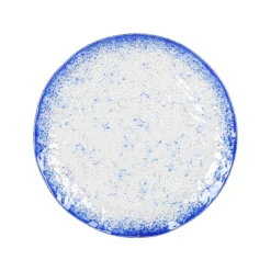 Coblalt Blue Rim Glass Charger Plate, 30.5cm