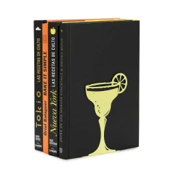 Cocktail Metal Bookend