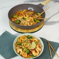 Cookut Lightweight Non-Stick Frying Pan, Taupe, BPA Free