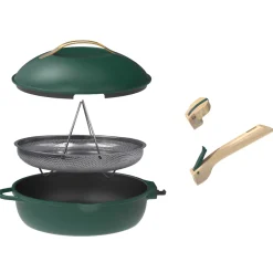 Cookut Lightweight Non-Stick Green Fabulous Pan, 28cm, BPA-Free