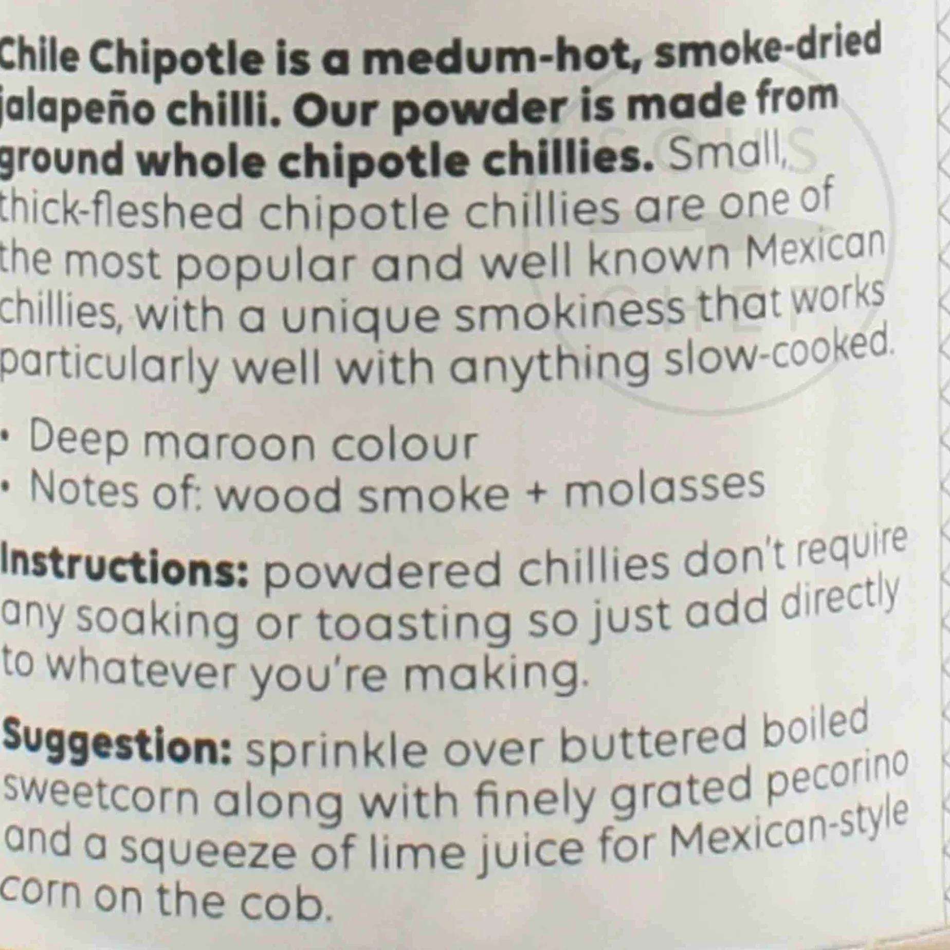 Cool Chile Chipotle Chilli Powder, 60g