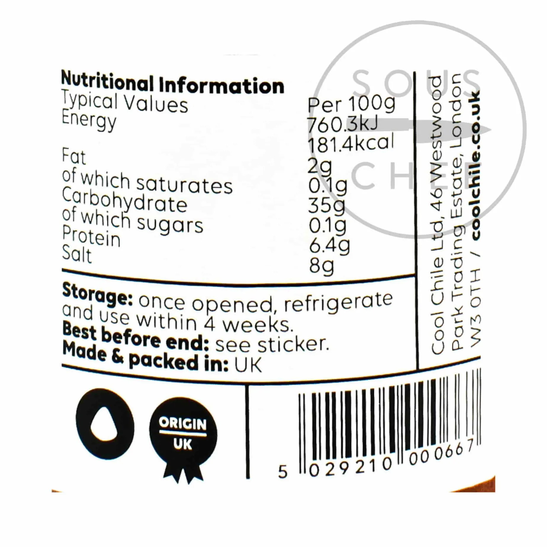 Cool Chile Co Achiote Paste, 190g