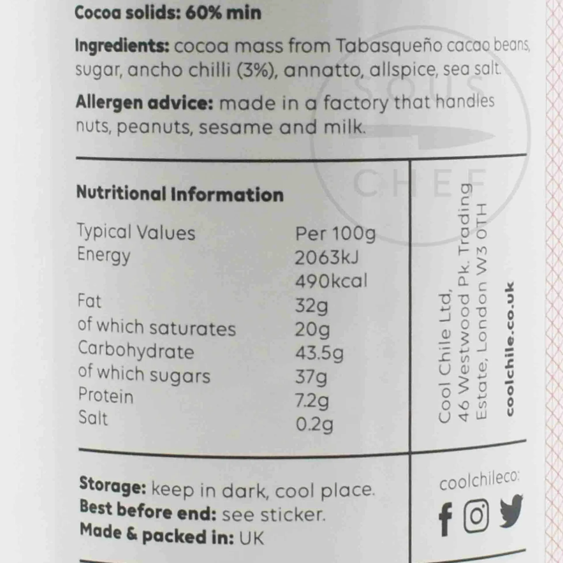 Cool Chile Co Maya Hot Chocolate - Ancho Chilli & Allspice, 150g