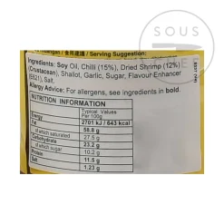 Crispy Prawn Chilli Sambal, 240g